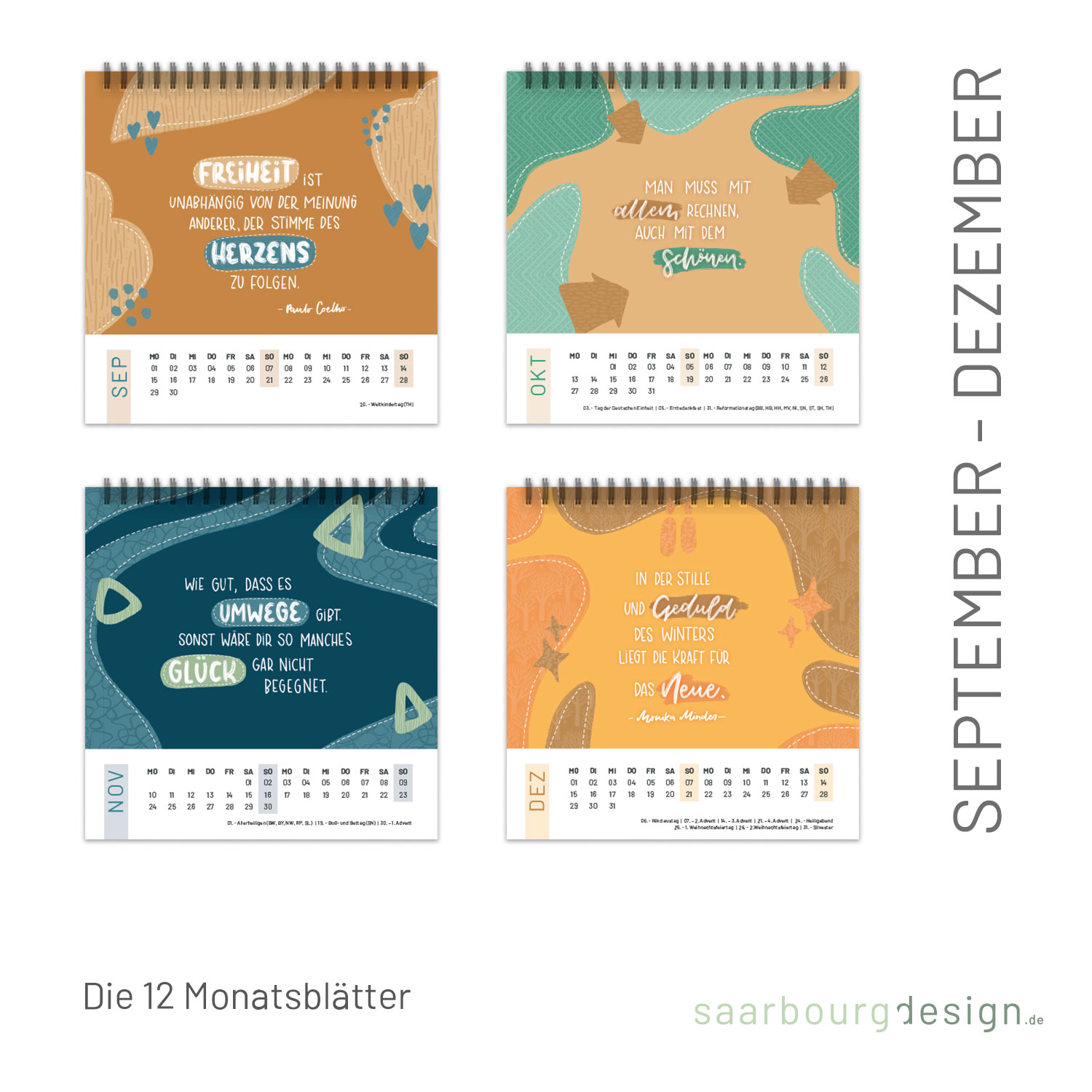 Monate September - Oktober