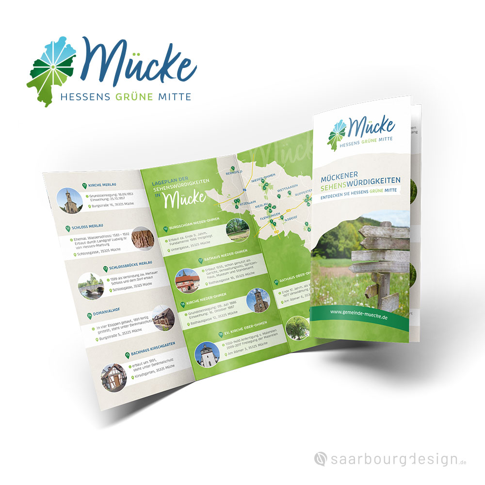 Sehenswürdigkeiten-Flyer Mücke