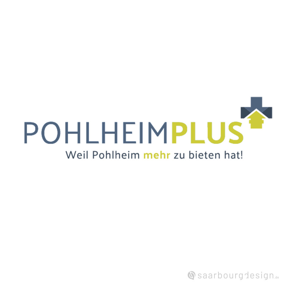 Cleanes Logo der ehrenamtlich betriebenen Plattform Pohlheim PLUS