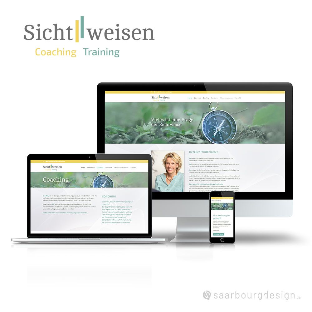 Darstellung der Webseite von Sichtweisen Coaching aus Pohlheim