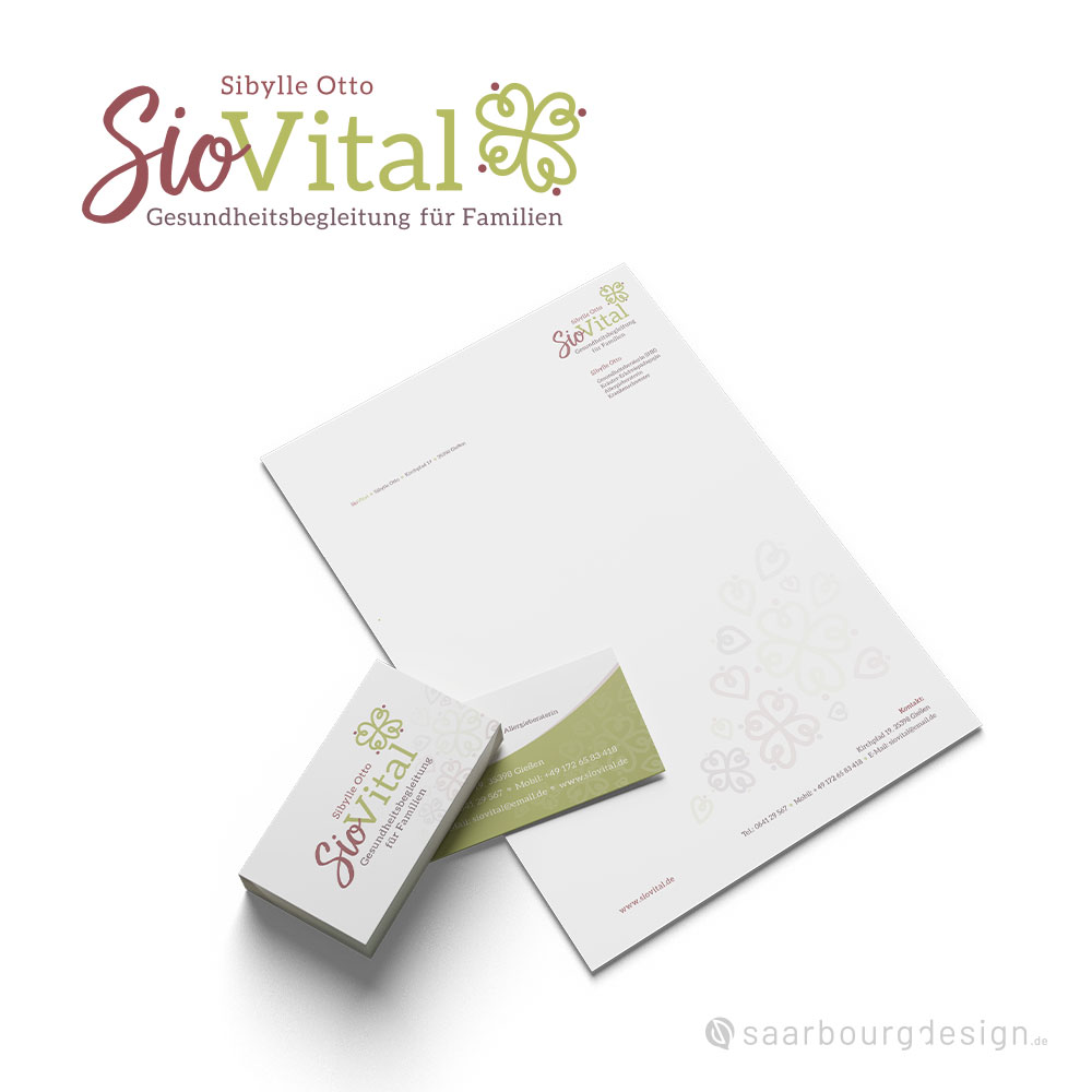 Darstellung der Geschäftsausstattung von SioVital